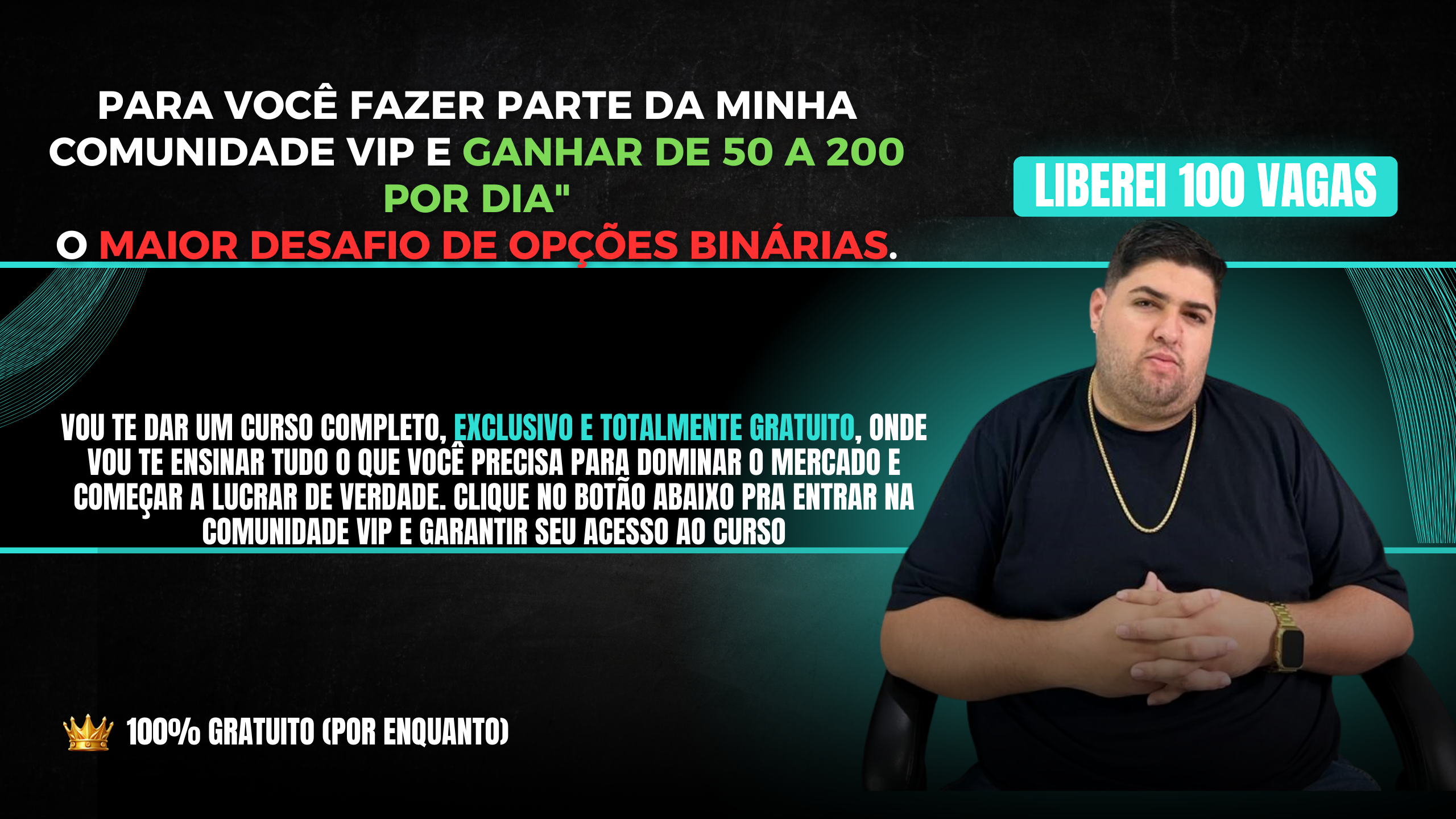 Banner canal de violão no youtube moderno preto e verde